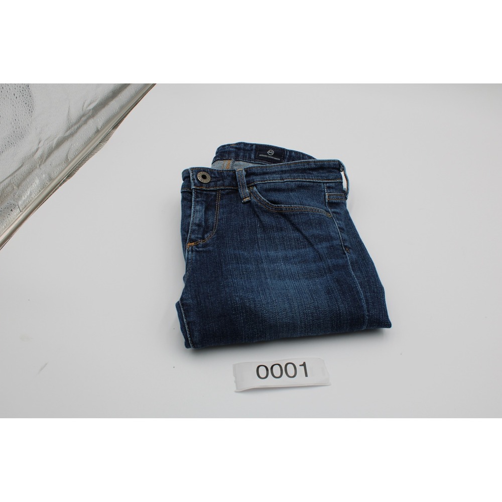 AG Adriano Goldschmied The Stevie Slim Straight Jeans Blue 25R PVC1286MTE
